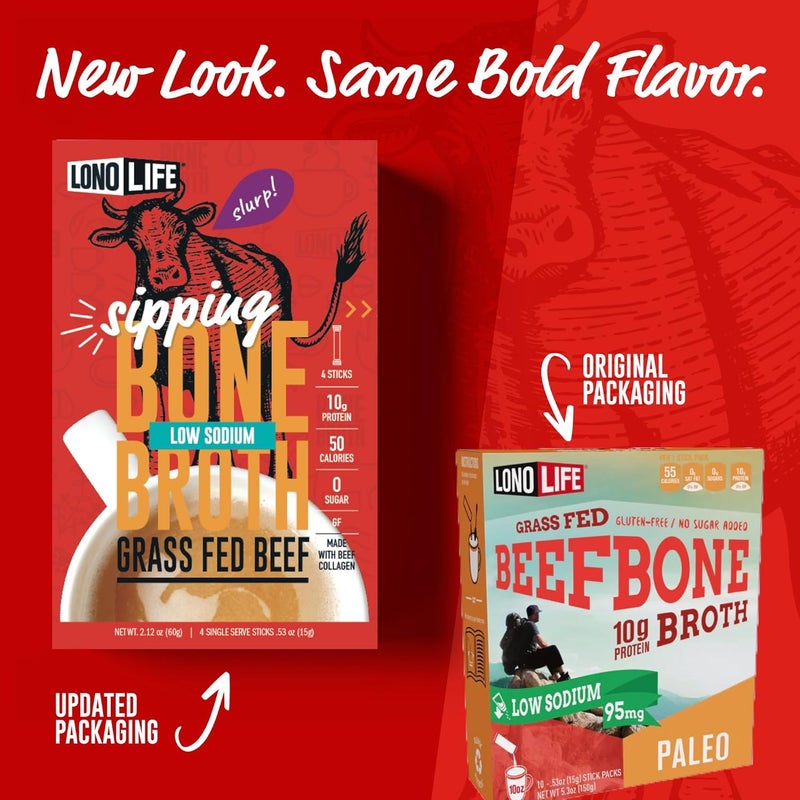 LonoLife Low-Sodium Beef Bone Broth Sticks - Image 3